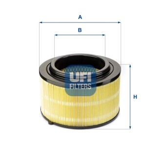 27B7400 FILTR POWIETRZA UFI подбор по vin на Brocar