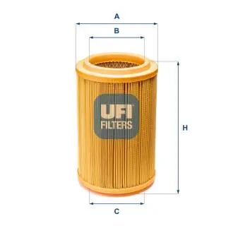 27E3400 FILTR POWIETRZA UFI підбір по vin на Brocar