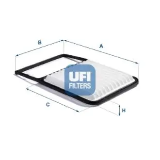30B7100 Повітряний фільтр UFI підбір по vin на Brocar