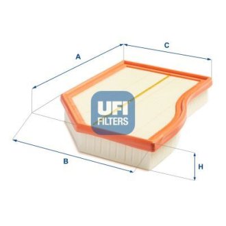 30C3500 FILTR POWIETRZA UFI підбір по vin на Brocar