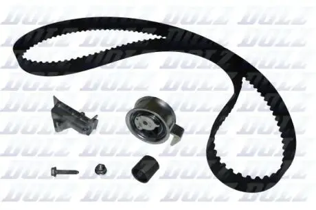 SKD037 К-кт. ГРМ (рем. +3шт. ролик + кріплення) VW,AUDI 1.9TDI DOLZ підбір по vin на Brocar