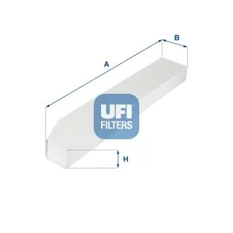 5325700 Фільтр, повітря у салоні UFI підбір по vin на Brocar