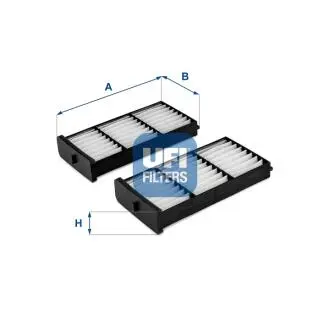 5327400 FILTR KABINOWY UFI підбір по vin на Brocar