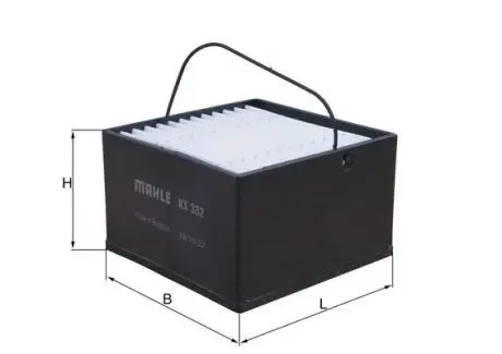 KX332 Фільтр палива MAHLE / KNECHT підбір по vin на Brocar
