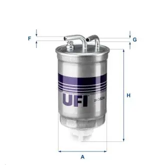 2438200 Фильтр топлива UFI подбор по vin на Brocar