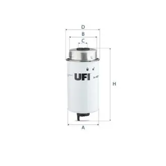 2445700 Фильтр топлива UFI подбор по vin на Brocar