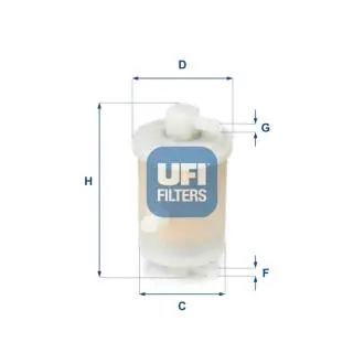 3101701 Фільтр палива UFI підбір по vin на Brocar