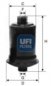 3155600 Фільтр палива UFI підбір по vin на Brocar