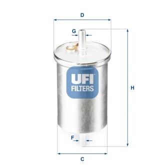 3183500 Фильтр топлива UFI підбір по vin на Brocar