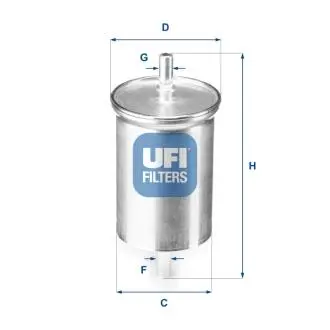 3192300 Фільтр палива UFI підбір по vin на Brocar
