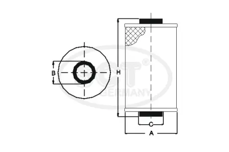 SH4793P Фільтр масла SCT/MANNOL підбір по vin на Brocar