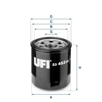 2345200 Фильтр масла UFI подбор по vin на Brocar