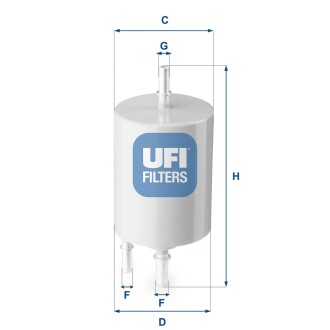 3185400 FILTR PALIWA UFI подбор по vin на Brocar