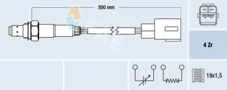 77767 SONDA LAMBDA FAE підбір по vin на Brocar
