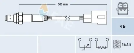 77756 SONDA LAMBDA FAE підбір по vin на Brocar