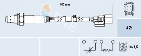 77698 SONDA LAMBDA FAE подбор по vin на Brocar