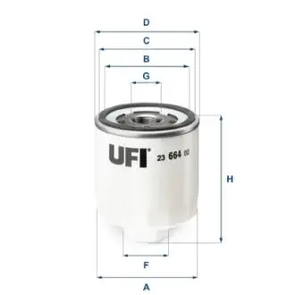 2366400 Фільтр масляний UFI підбір по vin на Brocar