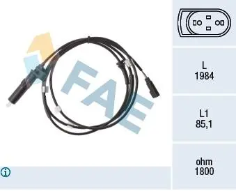 78475 Датчик ABS FAE підбір по vin на Brocar