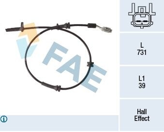 78223 Датчик ABS FAE підбір по vin на Brocar