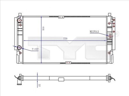 7370068R CHLODNICA TYC підбір по vin на Brocar