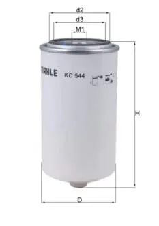 KC544 Фильтр MAHLE / KNECHT підбір по vin на Brocar
