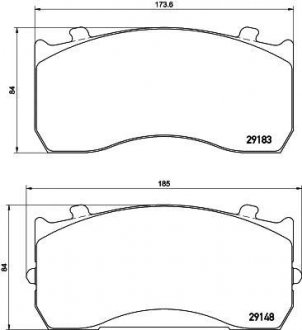 2918301 TEXTAR TEXTAR підбір по vin на Brocar