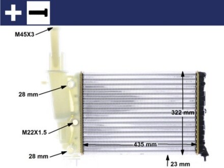 CR351000S Дата: MAHLE / KNECHT підбір по vin на Brocar