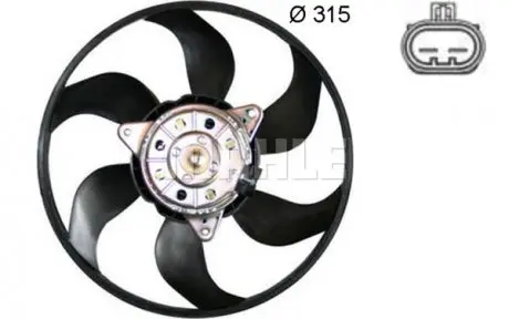 CFF382000S Вентилятор радіатора MAHLE / KNECHT підбір по vin на Brocar