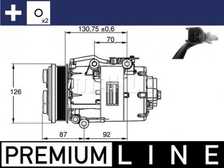 ACP861000P Дата: MAHLE / KNECHT підбір по vin на Brocar