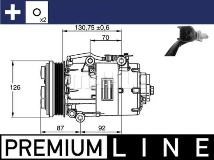 ACP861000P Дата: MAHLE / KNECHT підбір по vin на Brocar