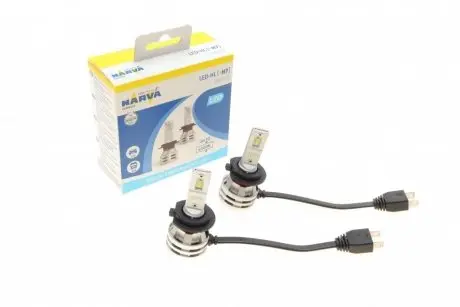 180333000 Автолампа H7 12/24V 24W PX26d Performance LED (к-кт 2шт) (6500K) NARVA підбір по vin на Brocar
