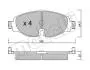 2209500 Колодки тормозные (передние) Audi A1/Q3 18-/Skoda Octavia/VW Golf/Caddy/Touran/Passat 12- METELLI підбір по vin на Brocar