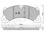 Колодки гальмівні (передні) Porsche Cayenne 10- 2209560
