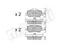 2210140 Колодки тормозные (задние) Mini Mini Cooper/One 13- B36/B37/B46/B47/B48 METELLI підбір по vin на Brocar