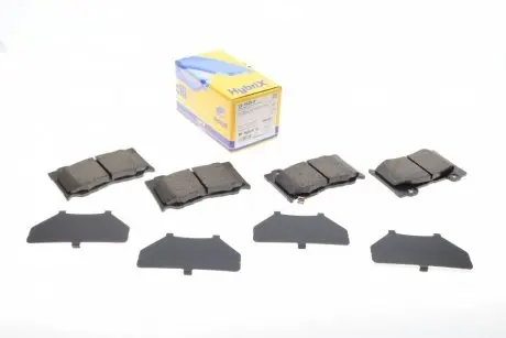 2210290 Колодки тормозные (передние) Infiniti FX/G 07-/M37/M 10-/Q50/Q60/Q70/QX70 13- METELLI подбор по vin на Brocar