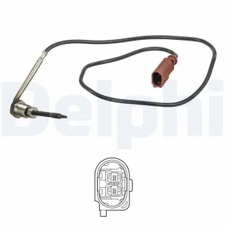 TS30177 Датчик температур вихл. газів DELPHI подбор по vin на Brocar