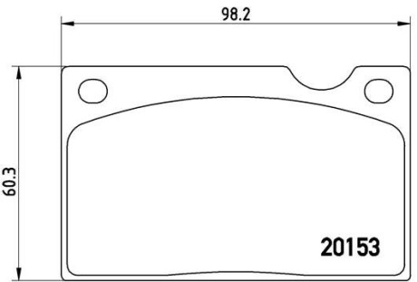 P86003 Тормозные колодки дисковые BREMBO підбір по vin на Brocar