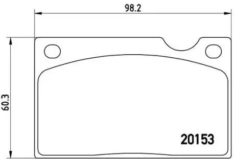P86003 Тормозные колодки дисковые BREMBO підбір по vin на Brocar