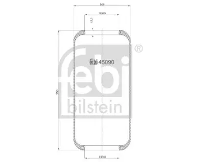 45090 Подушка амортизуюча FEBI BILSTEIN подбор по vin на Brocar