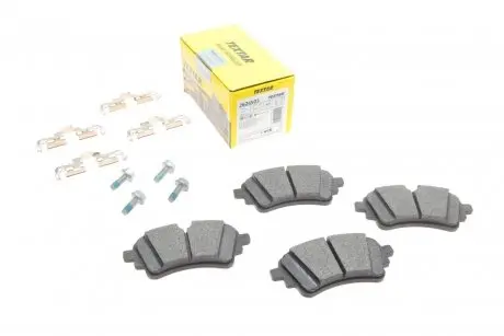 2626503 Колодки тормозные (задние) Audi A4/A5/Q5/Q7 2.0 TFSI/TDI/3.0 TDI 15- (TRW) TEXTAR подбор по vin на Brocar