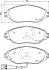 50000908 Колодки гальмівні (передні) Audi Q3 18-/A3/Skoda Octavia/VW Passat B6-B8/Golf/Tiguan 12- (+датчик) ASHIKA підбір по vin на Brocar
