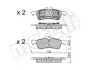 2205560 Колодки гальмівні (задні) Mini Cooper/One 01-06 METELLI підбір по vin на Brocar