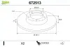 672513 Диск тормозной MALOWANA FORD S-MAX VALEO підбір по vin на Brocar
