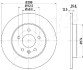 61000908 TARCZA HAM. AUDI A4 04- TYL ASHIKA підбір по vin на Brocar