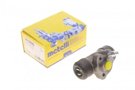 040886 Циліндр гальмівний (задній) Toyota Corolla 92-95/Paseo 95-99/Starlet 96-99 (d=17.46mm) METELLI підбір по vin на Brocar