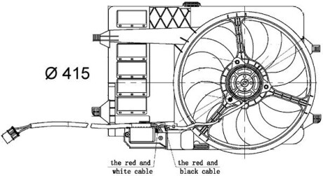 CFF30000S WENTYLATOR CHLODNICY MAHLE / KNECHT підбір по vin на Brocar