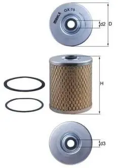 OX79D Масляный фильтр MAHLE / KNECHT підбір по vin на Brocar