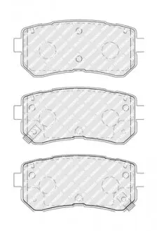 FDB5066 Колодки тормозные (задние) Hyundai Tucson 15-/Sonata 05-15/ix20/ix35/Kia Cerato/Sportage/Picanto 10- FERODO подбор по vin на Brocar