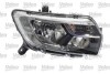 450407 Reflektor P (H1/H7, elektryczny, z silnikiem, ze światł. dzien. LED) DACIA LOGAN, SANDERO 10.16- VALEO підбір по vin на Brocar