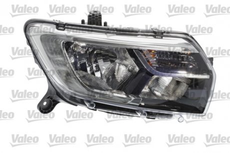 450407 Reflektor P (H1/H7, elektryczny, z silnikiem, ze światł. dzien. LED) DACIA LOGAN, SANDERO 10.16- VALEO подбор по vin на Brocar